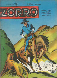Cover Thumbnail for Zorro (Société Française de Presse Illustrée (SFPI), 1956 series) #76