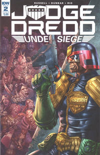 Cover Thumbnail for Judge Dredd: Under Siege (IDW, 2018 series) #2 [Cover B]