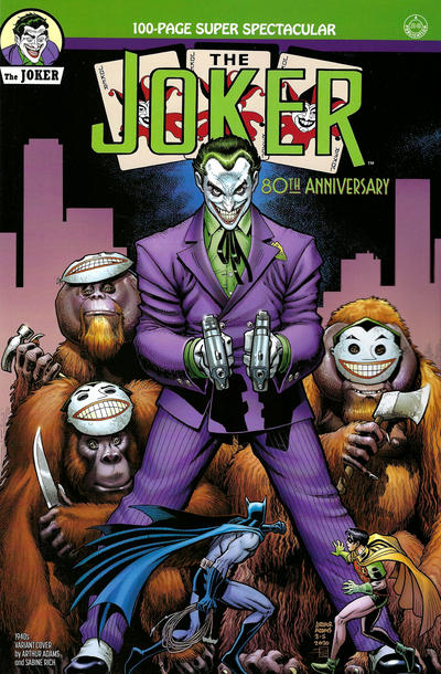 Cover for The Joker 80th Anniversary 100-Page Super Spectacular (DC, 2020 series) #1 [1940s Variant Cover by Arthur Adams and Sabine Rich]