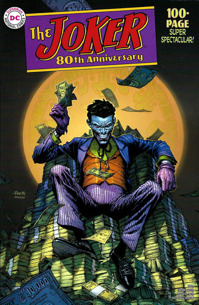 Cover for The Joker 80th Anniversary 100-Page Super Spectacular (DC, 2020 series) #1 [1950s Variant Cover by David Finch and Steve Firchow]