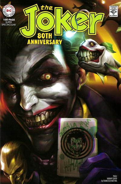 Cover for The Joker 80th Anniversary 100-Page Super Spectacular (DC, 2020 series) #1 [1960s Variant Cover by Francesco Mattina]