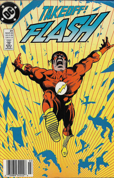 Cover for Flash (DC, 1987 series) #24 [Newsstand]