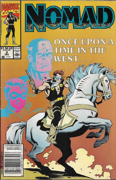 Cover for Nomad (Marvel, 1990 series) #2 [Newsstand]