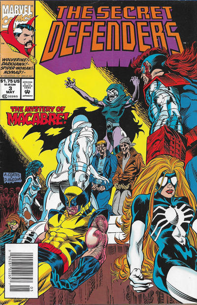 Cover for The Secret Defenders (Marvel, 1993 series) #3 [Newsstand]