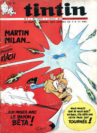 Cover Thumbnail for Le journal de Tintin (Le Lombard, 1946 series) #31/1969