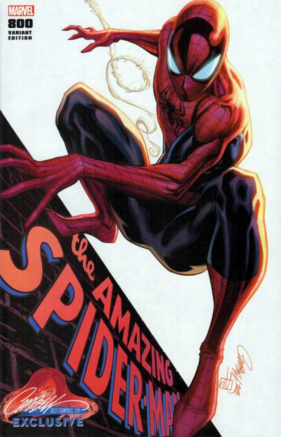 Cover for Amazing Spider-Man (Marvel, 2015 series) #800 [Variant Edition - J. Scott Campbell Exclusive - Cover A]