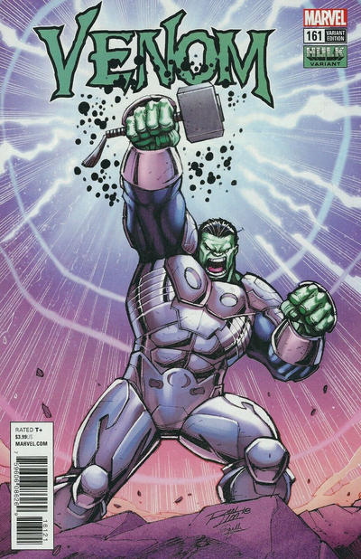 Cover for Venom (Marvel, 2017 series) #161 [Variant Edition - Hulk Variant - Ron Lim Cover]