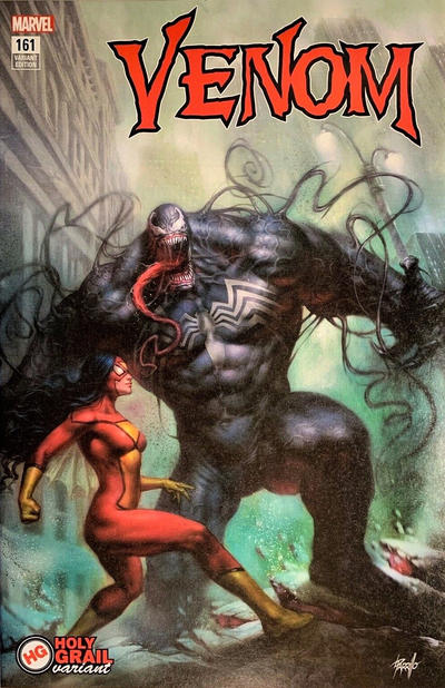 Cover for Venom (Marvel, 2017 series) #161 [Variant Edition - Holy Grail/Scorpion Comics Exclusive - Lucio Parrillo Cover]