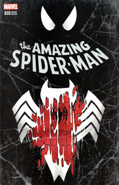 Cover for Amazing Spider-Man (Marvel, 2015 series) #800 [Variant Edition - Unknown Comics Exclusive - Tyler Kirkham Cover]