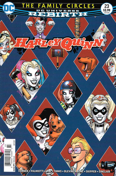 Cover for Harley Quinn (DC, 2016 series) #23 [Newsstand]