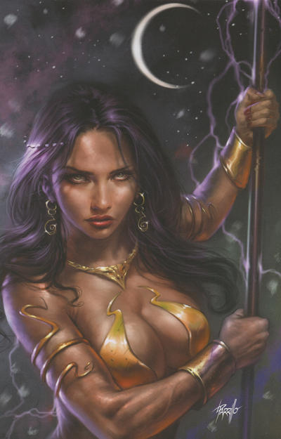 Cover for Dejah Thoris (Dynamite Entertainment, 2019 series) #1 [Limited Edition Virgin Cover Lucio Parrillo]