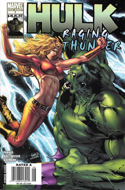 Cover for Hulk: Raging Thunder (Marvel, 2008 series) #1 [Newsstand]