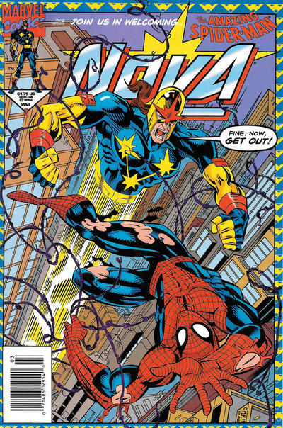 Cover for Nova (Marvel, 1994 series) #3 [Newsstand]