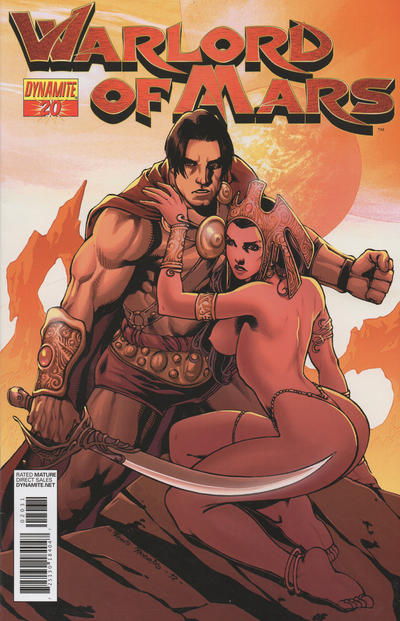 Cover for Warlord of Mars (Dynamite Entertainment, 2010 series) #20 [Pow Rodrix Risque Incentive Cover]