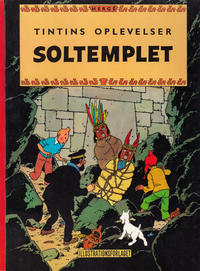 Cover for Tintins oplevelser (Illustrationsforlaget, 1960 series) #4 - Soltemplet [3. oplag]