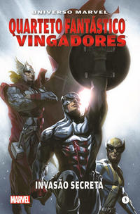 Cover Thumbnail for Universo Marvel (Levoir, 2014 series) #5 - Quarteto Fantástico e Vingadores: Invasão Secreta