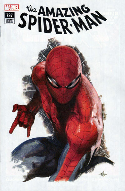 Cover for Amazing Spider-Man (Marvel, 2015 series) #797 [Variant Edition - Convention Exclusive - Gabriele Dell'Otto Cover]