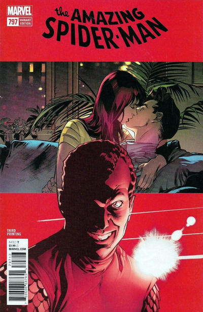 Cover for Amazing Spider-Man (Marvel, 2015 series) #797 [Variant Edition - Third Printing - Stuart Immonen Cover]