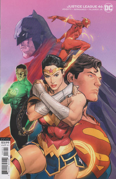 Cover for Justice League (DC, 2018 series) #46 [Clay Mann Variant Cover]