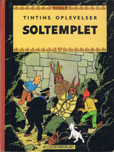 Cover for Tintins oplevelser (Illustrationsforlaget, 1960 series) #4 - Soltemplet