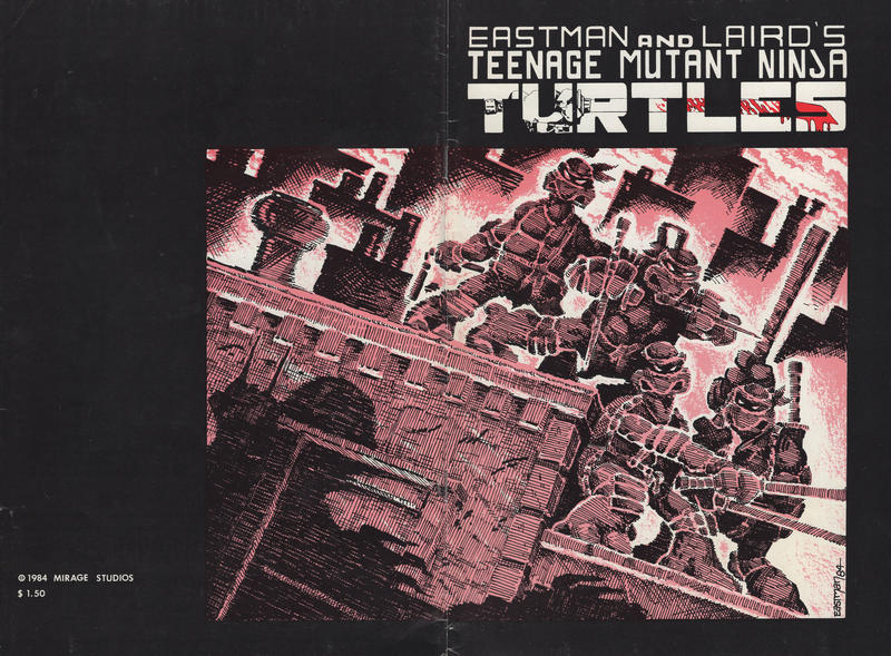 Cover for Teenage Mutant Ninja Turtles (Mirage, 1984 series) #1 [Third Printing]