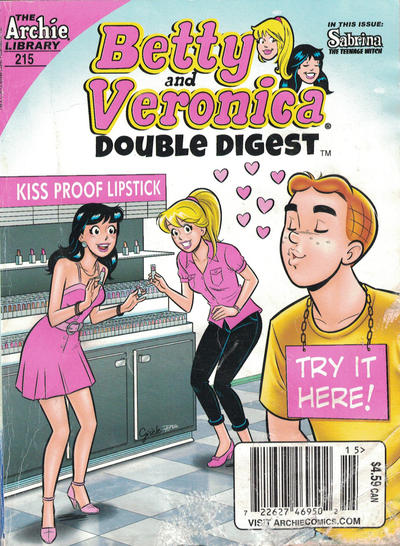 Cover for Betty & Veronica (Jumbo Comics) Double Digest (Archie, 1987 series) #215 [Canadian]