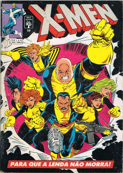 Cover for X-Men (Editora Abril, 1988 series) #56