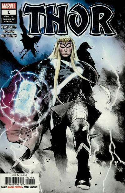 Cover for Thor (Marvel, 2020 series) #1 (727) [Olivier Coipel Premiere Variant]