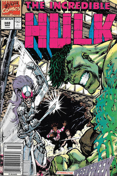 Cover for The Incredible Hulk (Marvel, 1968 series) #388 [Australian]