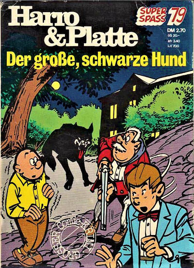 Cover for Kauka Super Serie (Gevacur, 1970 series) #79 - Harro und Platte - Der große, schwarze Hund