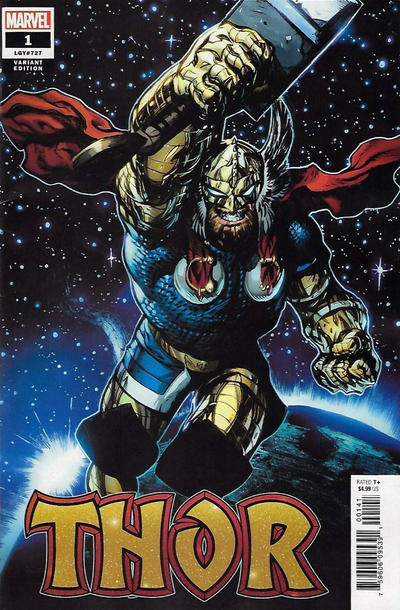 Cover for Thor (Marvel, 2020 series) #1 (727) [Ryan Stegman]