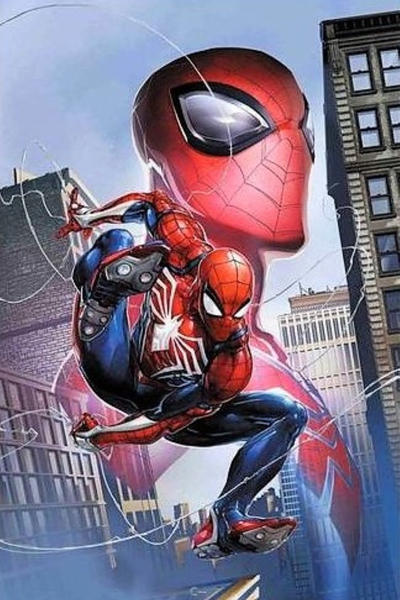 Cover for Spider-Geddon (Marvel, 2018 series) #0 [Variant Edition - NYCC 2018 / Clayton Crain Exclusive Virgin Cover C]