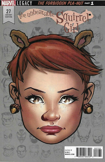 Cover for The Unbeatable Squirrel Girl (Marvel, 2015 series) #27 [Variant Edition - Legacy Headshot - Mike McKone Cover]