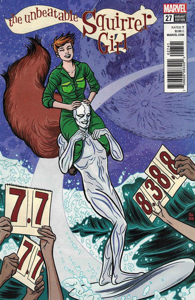 Cover for The Unbeatable Squirrel Girl (Marvel, 2015 series) #27 [Variant Edition - Mike Allred Cover]