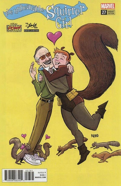 Cover for The Unbeatable Squirrel Girl (Marvel, 2015 series) #27 [Variant Edition - Stan Lee Box Exclusive - Bobby Rubio Cover]