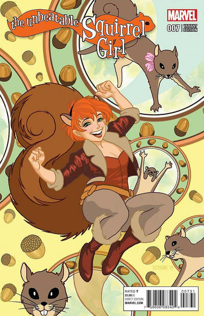 Cover for The Unbeatable Squirrel Girl (Marvel, 2015 series) #7 [Variant Edition - Colleen Doran 'Classic' Cover]