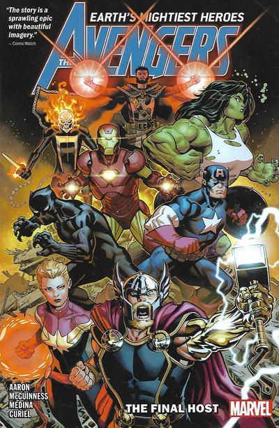 Cover for Avengers by Jason Aaron (Marvel, 2018 series) #1 - The Final Host [Cover A]