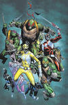 Cover Thumbnail for Mighty Morphin Power Rangers / Teenage Mutant Ninja Turtles (2019 series) #2 [Humberto Ramos Unlocked]