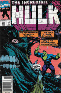 Cover Thumbnail for The Incredible Hulk (Marvel, 1968 series) #384 [Australian]
