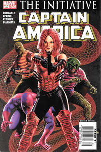 Cover for Captain America (Marvel, 2005 series) #28 [Newsstand]