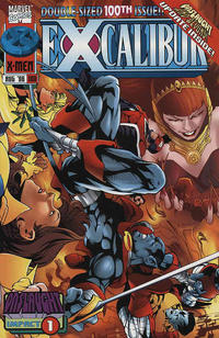 Cover for Excalibur (Marvel, 1988 series) #100 [Newsstand]