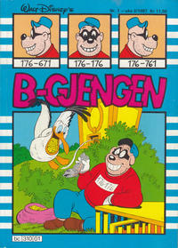 Cover Thumbnail for B-gjengen (Hjemmet / Egmont, 1985 series) #1/1987