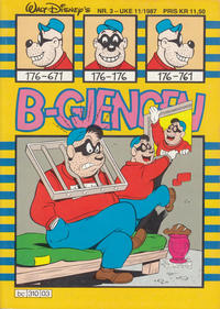 Cover Thumbnail for B-gjengen (Hjemmet / Egmont, 1985 series) #3/1987
