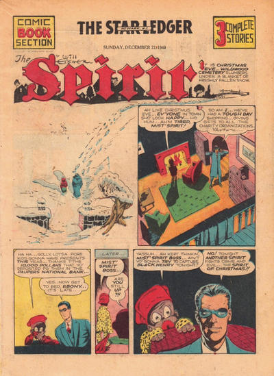 Cover for The Spirit (Register and Tribune Syndicate, 1940 series) #12/22/1940 [Newark, New Jersey]
