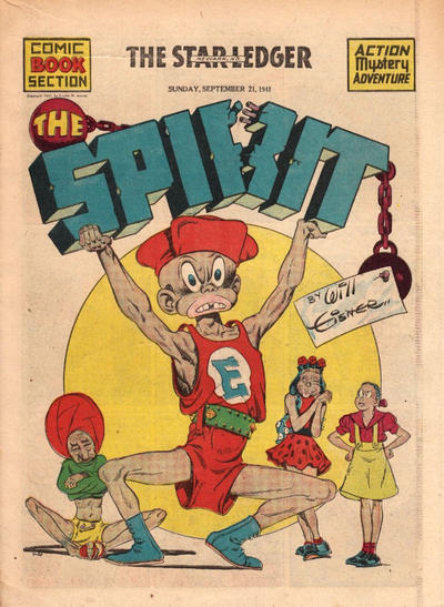 Cover for The Spirit (Register and Tribune Syndicate, 1940 series) #9/21/1941 [Newark, New Jersey]