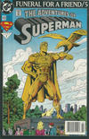 Cover for Adventures of Superman (DC, 1987 series) #499 [Newsstand]
