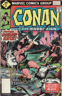 Cover Thumbnail for Conan the Barbarian (Marvel, 1970 series) #91 [Whitman]