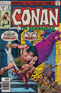 Cover Thumbnail for Conan the Barbarian (Marvel, 1970 series) #76 [British]