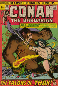 Cover Thumbnail for Conan the Barbarian (Marvel, 1970 series) #11 [British]