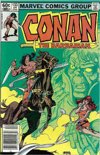 Cover for Conan the Barbarian (Marvel, 1970 series) #133 [Newsstand]